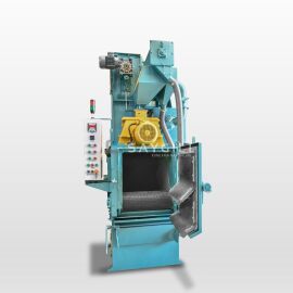 100 KG RUBBER BELT TUMBLAST CLEANING MACHINE