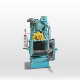 100 KG RUBBER BELT TUMBLAST CLEANING MACHINE