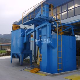 5 TURBINE HANGER TYPE BLAST CLEANING MACHINE