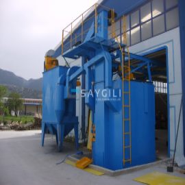 5 TURBINE HANGER TYPE BLAST CLEANING MACHINE