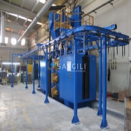 CONTINUOUS SYSTEM BLAST CLEANING MACHINE